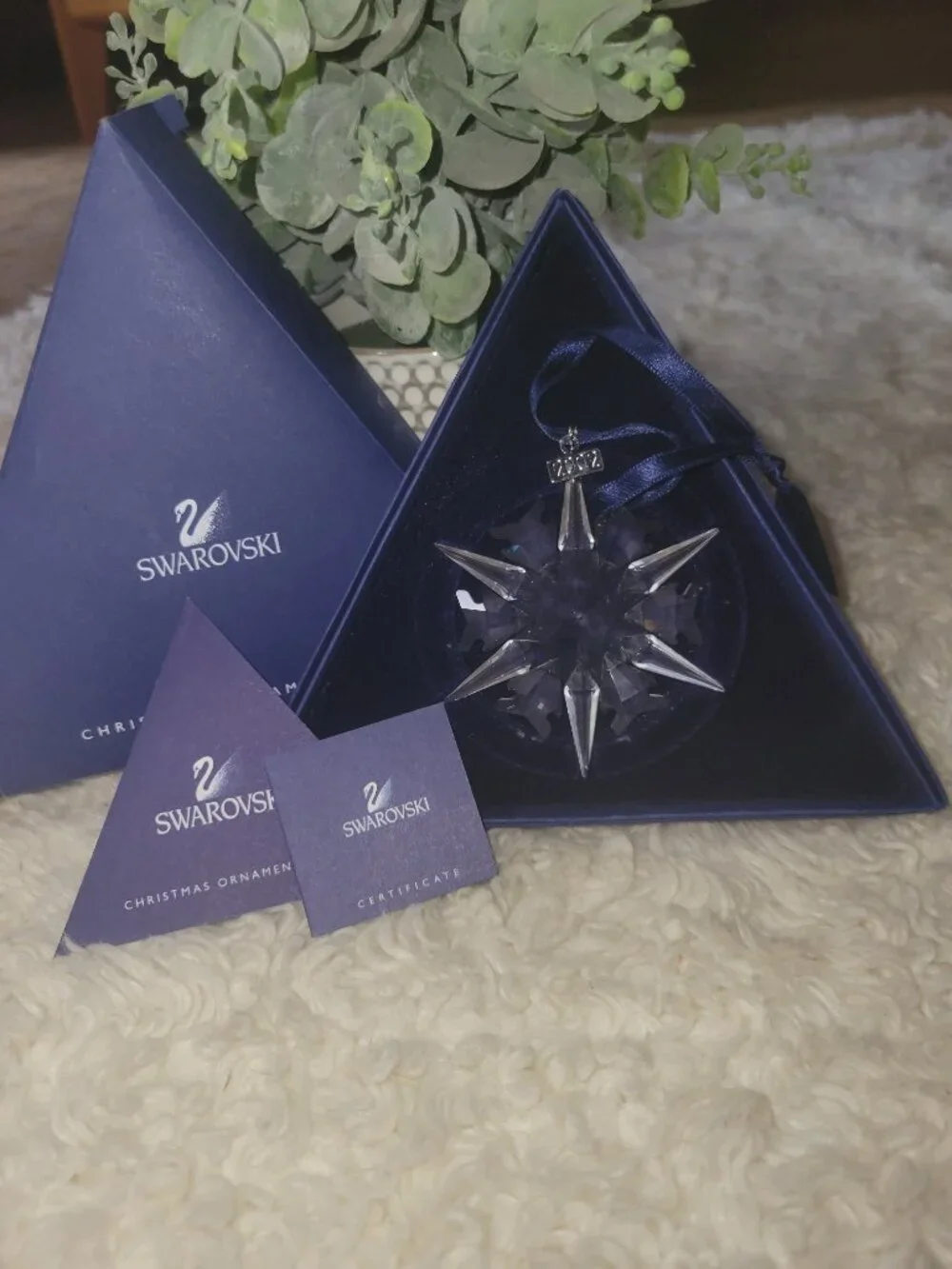 Swarovski 2002 Annual Snowflake Ornament ☆ | 3 In ☆ | NWT + COA